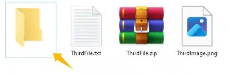 اخفاء اسم المجلد